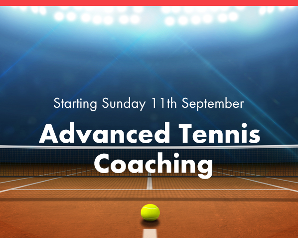 Advanced Tennis Coaching in September newsletter banner